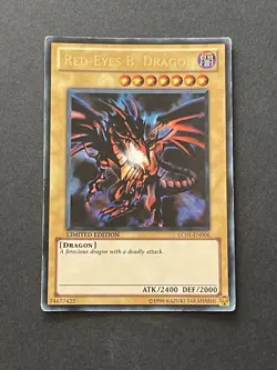 Yugioh Red-Eyes Black Dragon LC01-EN006 Ultra Rare Limited Edition MP/LP - Image 1