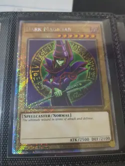 Yugioh Dark Magician RA03-EN080 - Platinum Secret Rare - Image 1