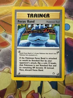 FOCUS BAND - Neo Genesis - 86/111 - Rare Trainer - Pokemon Card - Unlimited - NM - Image 1