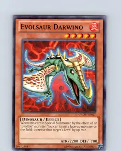 Yu-Gi-Oh TCG Evolsaur Darwino GAOV-EN027 Unlimited Common Card NM - Image 1