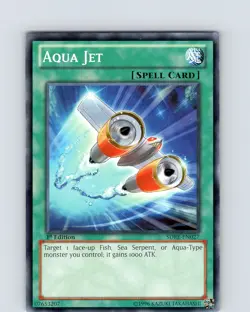 Yu-Gi-Oh TCG Aqua Jet SDRE-EN027 1st Edition Common Card NM - Image 1