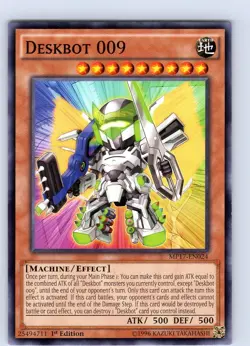Yu-Gi-Oh TCG Deskbot 009 MP17-EN024 1st Edition Regular Common Card NM - Image 1