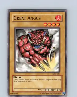 Yu-Gi-Oh TCG Great Angus MFC-055 Unlimited Common Card LP-NM - Image 1