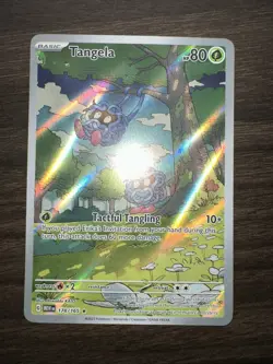 Tangela 178/165 Scarlet & Violet 151 Holo Illustration Rare Pokemon Card TCG - Image 1