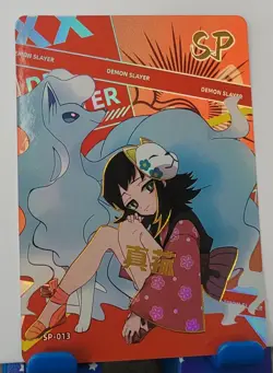 Makomo SP Card Demon Slayer Soul Card Anime Manga Pokemon - Image 2