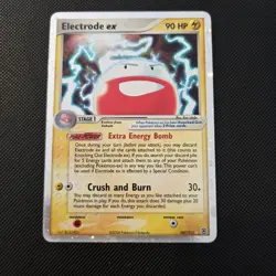 Pokemon Card - Electrode EX Fire Red & Leaf Green Holo Rare 107/112 - NM - Image 1