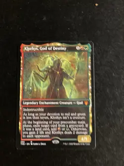 MTG - NM - Klothys, God of Destiny - Showcase - Theros Beyond Death - Image 1