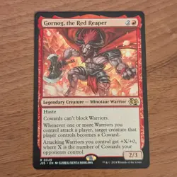 MTG - Gornog, the Red Reaper. Foundations - Jumpstart 2025. Rare - Anime Art. - Image 1