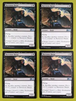 Ravenous Harpy x4 Core Set 2019 M19 4x MTG Magic the Gathering - Image 1