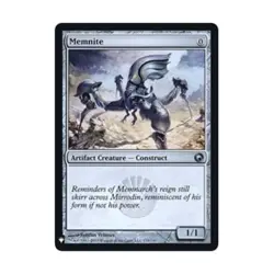 WOTC MtG Mystery Booster: Retail Exclusives Memnite (U) (Foil) NM - Image 1