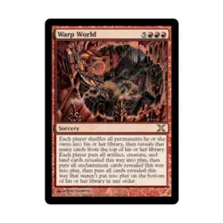 WOTC MtG 10th Ed Warp World (R) (Foil) EX - Image 1