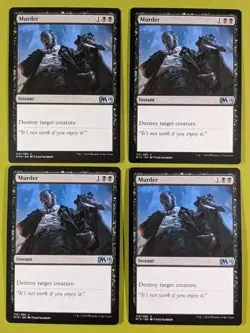 Murder x4 Core Set 2019 M19 4x MTG Magic the Gathering - Image 1