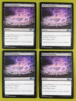 Blood Divination x4 Core Set 2019 M19 4x MTG Magic the Gathering - Image 1
