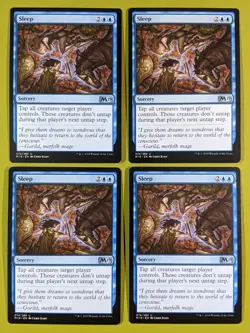 Sleep x4 Core Set 2019 M19 4x MTG Magic the Gathering - Image 1