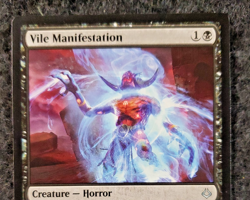 Vile Manifestation Magic the Gathering Hour of Devastation MTG Mint .. (DS3D1K5) - Image 3