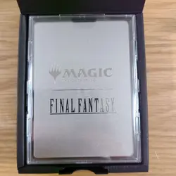 Treasure Token Stainless limited Promo w/wooden box MTG Final Fantasy Japanese - Image 2