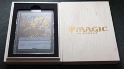 Treasure Token Stainless limited Promo w/wooden box MTG Final Fantasy Japanese - Image 3