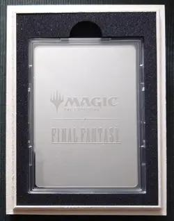 Treasure Token Stainless limited Promo w/wooden box MTG Final Fantasy Japanese - Image 4
