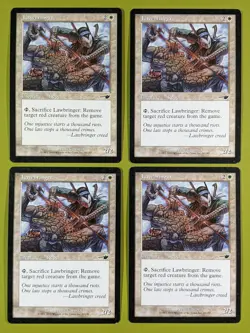 Lawbringer x4 Nemesis 4x Playset Magic the Gathering MTG - Image 1