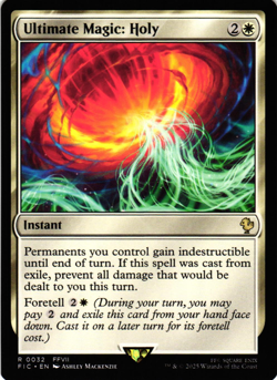 MTG Ultimate Magic: Holy Commander: Final Fantasy Rare NM - Image 1