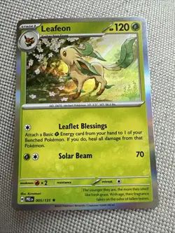 Leafeon 005/131 - Pokemon TCG - Prismatic Evolutions - Rare Holo - NM/M - Image 1