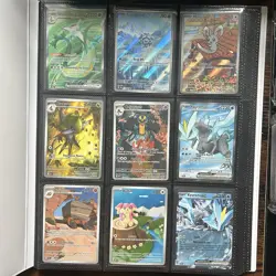 Pokemon TCG Black Bolt / White Flare Bundle Set Box, Binder Cards, Full Arts Etc - Image 2