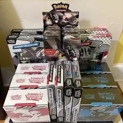 LOT OF 22 Pokemon Black Bolt and White Flare ETB, Poster, Binder Haul READ DESC - Image 1