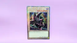 Yugioh Dark Magician Arkana Art RA04-EN106 1st edition Platinum Secret Rare - Image 1