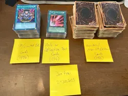 1996 Yugioh Card Collection Lot (approx 500) 1st Edition, Holo, & Non-holo - Image 1