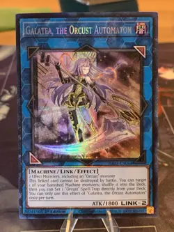 YuGiOh! Galatea, the Orcust Automaton RA03-EN044 Prismatic Collector's Rare NM - Image 1