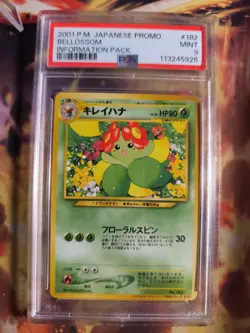 Pokemon Card Japanese Blubella Bellossom Information magazine promo 2001 PSA 9 - Image 2