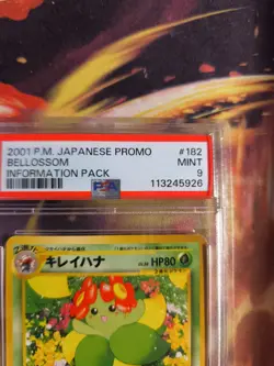 Pokemon Card Japanese Blubella Bellossom Information magazine promo 2001 PSA 9 - Image 4