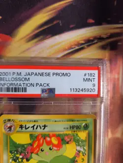 Pokemon Card Japanese Blubella Bellossom Information magazine promo 2001 PSA 9 - Image 4