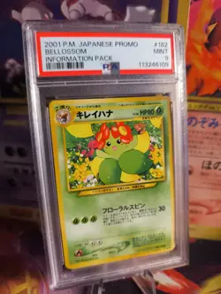 Pokemon Card Japanese Blubella Bellossom Information magazine promo 2001 PSA 9 - Image 1