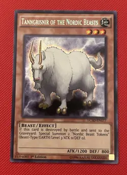 LC5D-EN177 Tanngrisnir Of The Nordic Beasts Secret 1st Edition NM Yugioh Card - Image 1