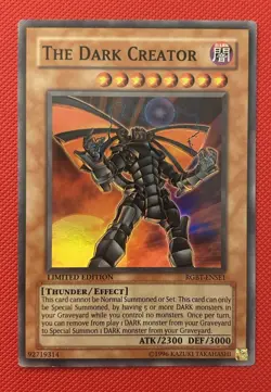 The Dark Creator | RGBT-ENSE1 | Super Rare | Limited Ed | YuGiOh Card | VLP - Image 1