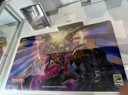 SDCC 2025 Exclusive Konami YuGiOh Odion Playmat In Hand! - Image 1