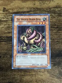 The Wicked Worm Beast - SDK-004 - Common - Unlimited Edition - YuGiOh LP - Image 1
