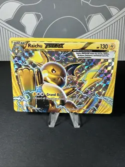Pokemon TCG Raichu Holo Card Break 50/162 XY Breakthrough NM 2015 - Image 2
