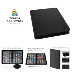 1000+ Pockets Card Binder - 16-Pocket Ringless Album for Collectors - Image 1