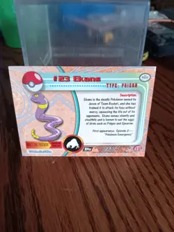 Pokemon #23 Ekans - TOPPS Trading Card 1st Printing (Blue Logo) Non Holo NM - Image 2