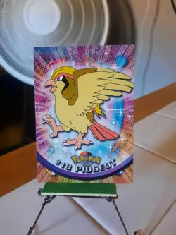 Pidgeot #18 Topps TV Animation Edition Black Label Pokemon Card Series 1 NM - Image 1