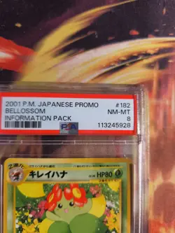 Pokemon Card Japanese Blubella Bellossom Information magazine promo 2001 PSA 8 - Image 4