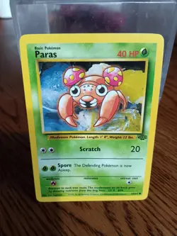 Pokemon Card Paras 59/64 Jungle Unlimited WOTC 1999 NM Pokemon Vintage - Image 1