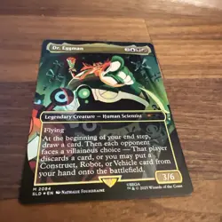 MTG Secret Lair x Sonic Dr Eggman 2084 Foil Card - Image 1