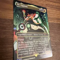 MTG Secret Lair x Sonic Dr Eggman 2084 Foil Card - Image 3