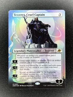 Tezzeret, Cruel Captain (0287)(Borderless FOIL) Edge of Eternities - MTG - Image 1