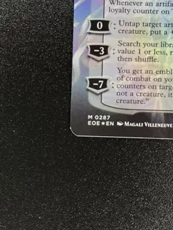 Tezzeret, Cruel Captain (0287)(Borderless FOIL) Edge of Eternities - MTG - Image 5