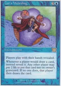 Zur's Weirding NM, English MTG Sixth Edition - Image 1