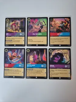 Disney Lorcana Reign of Jafar 6 Card Uncommon Assortment Near Mint English - Image 1